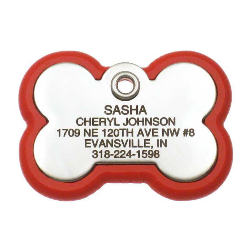 Bone Frame Tag, - Lucky Pet